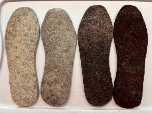 Alpaca 100% Natural Shoe & Boot Insoles (Inserts)