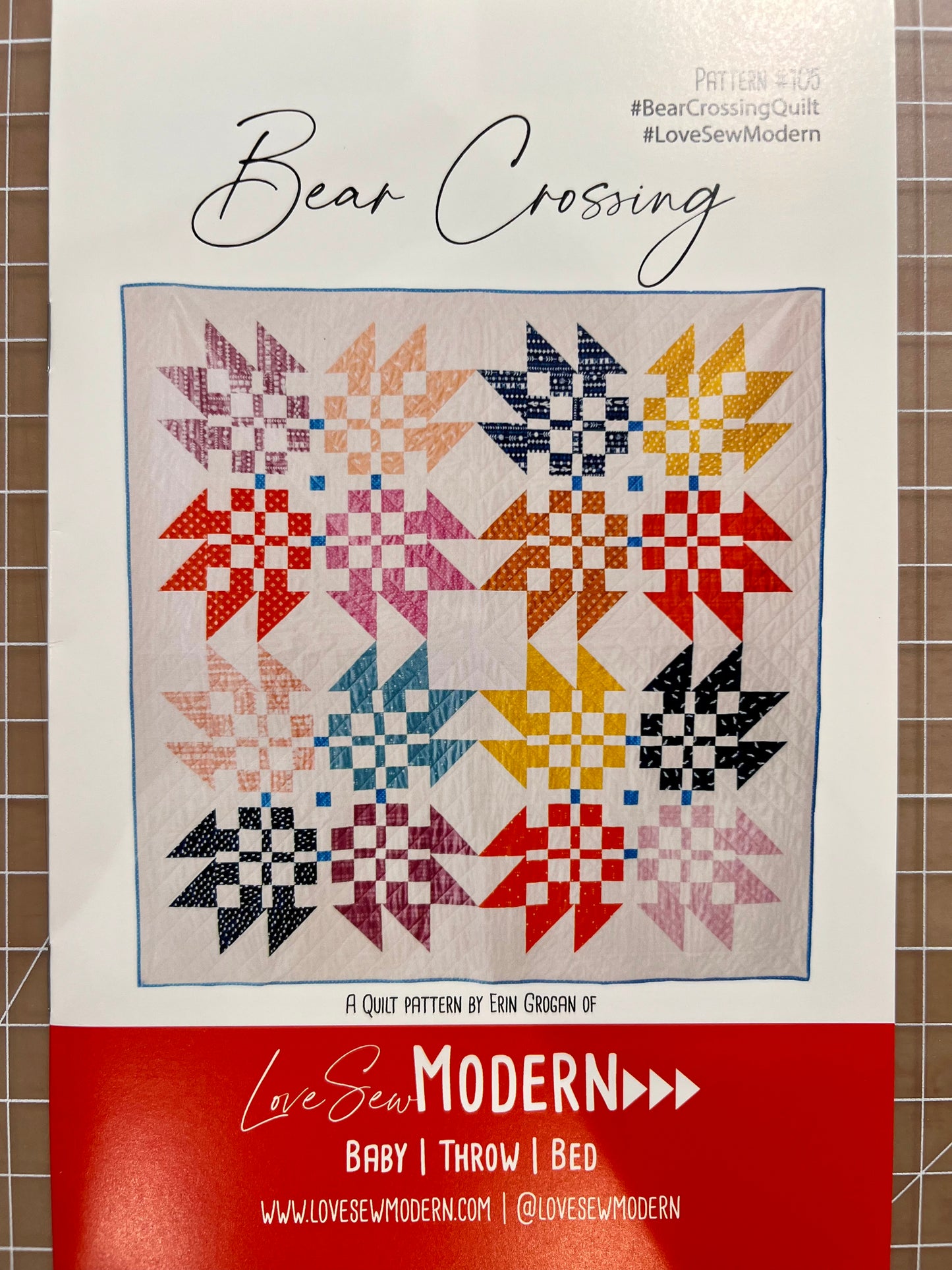 Bear Crossing Quilt Pattern