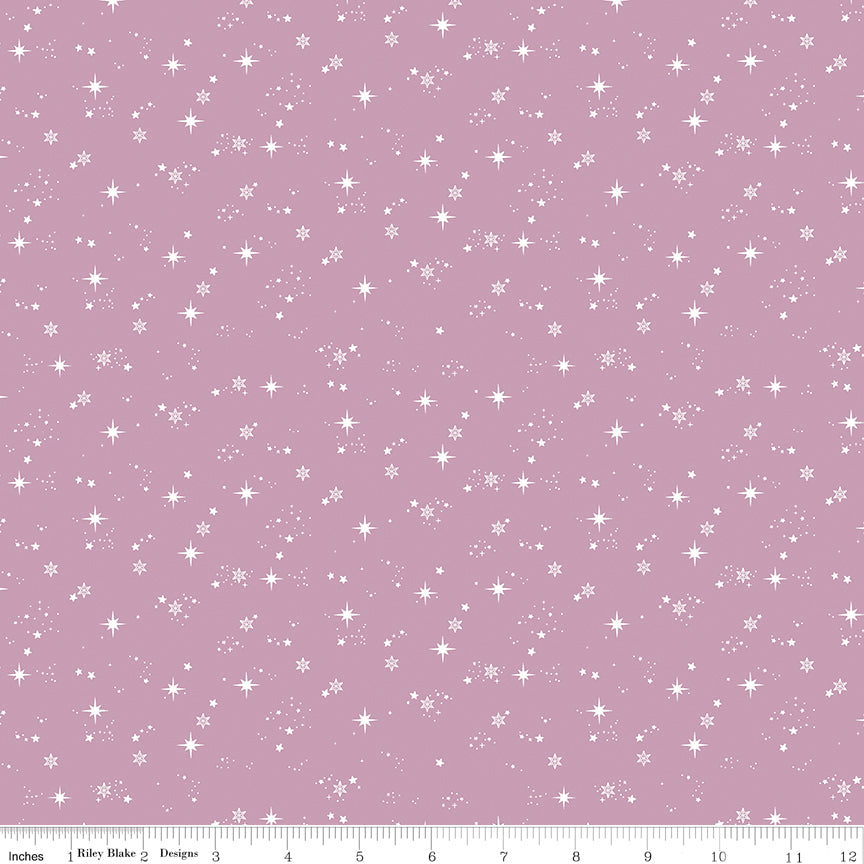 Riley Blake, Moon Child Starfall Thistle, Quilt Cotton Fabric