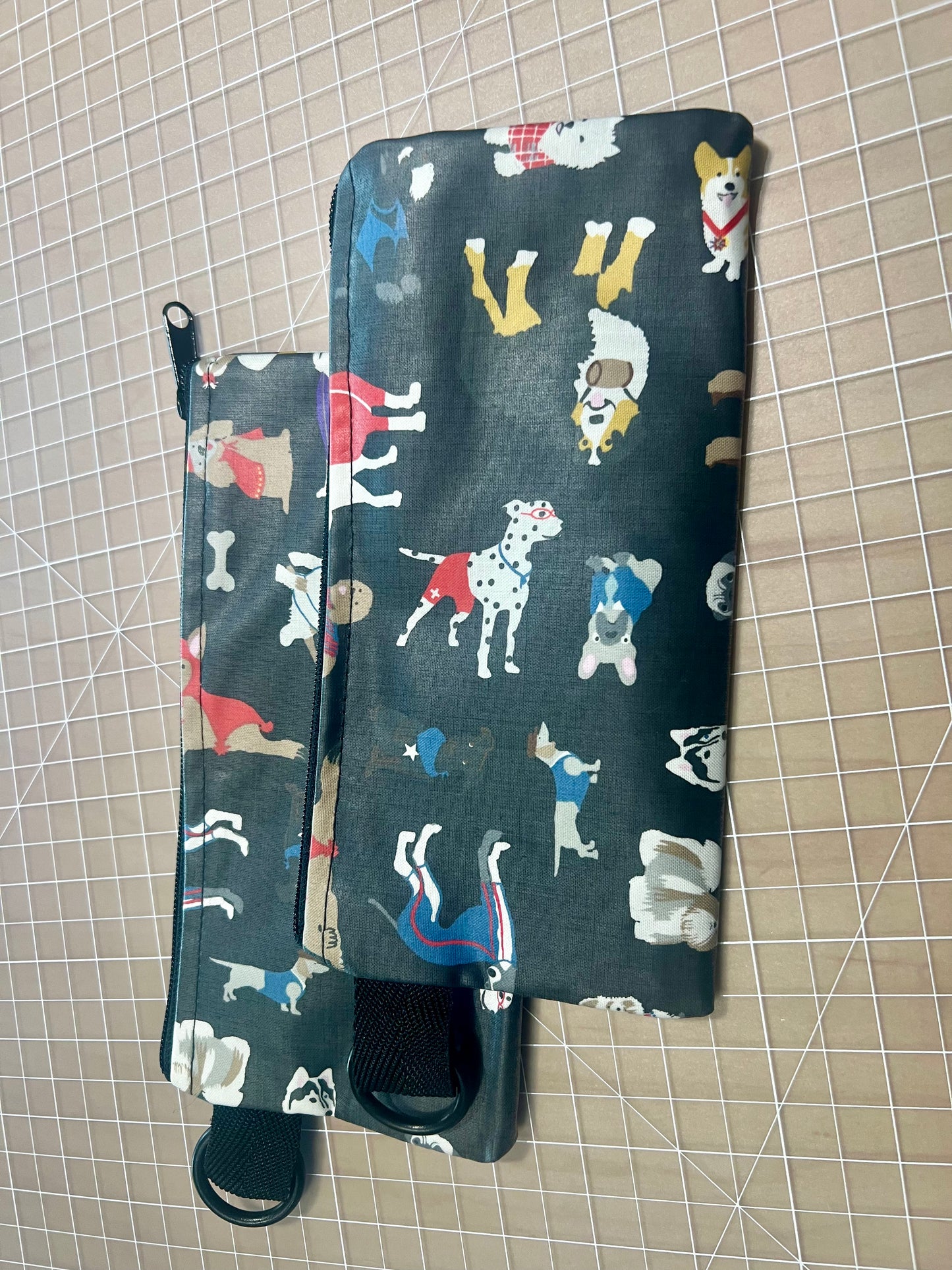 Water Resistant Zipper Bag; Approximately 7 x 4"; Available in Dogs or Sheep