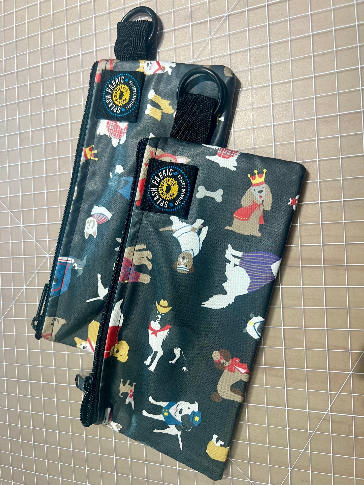 Water Resistant Zipper Bag; Approximately 7 x 4"; Available in Dogs or Sheep