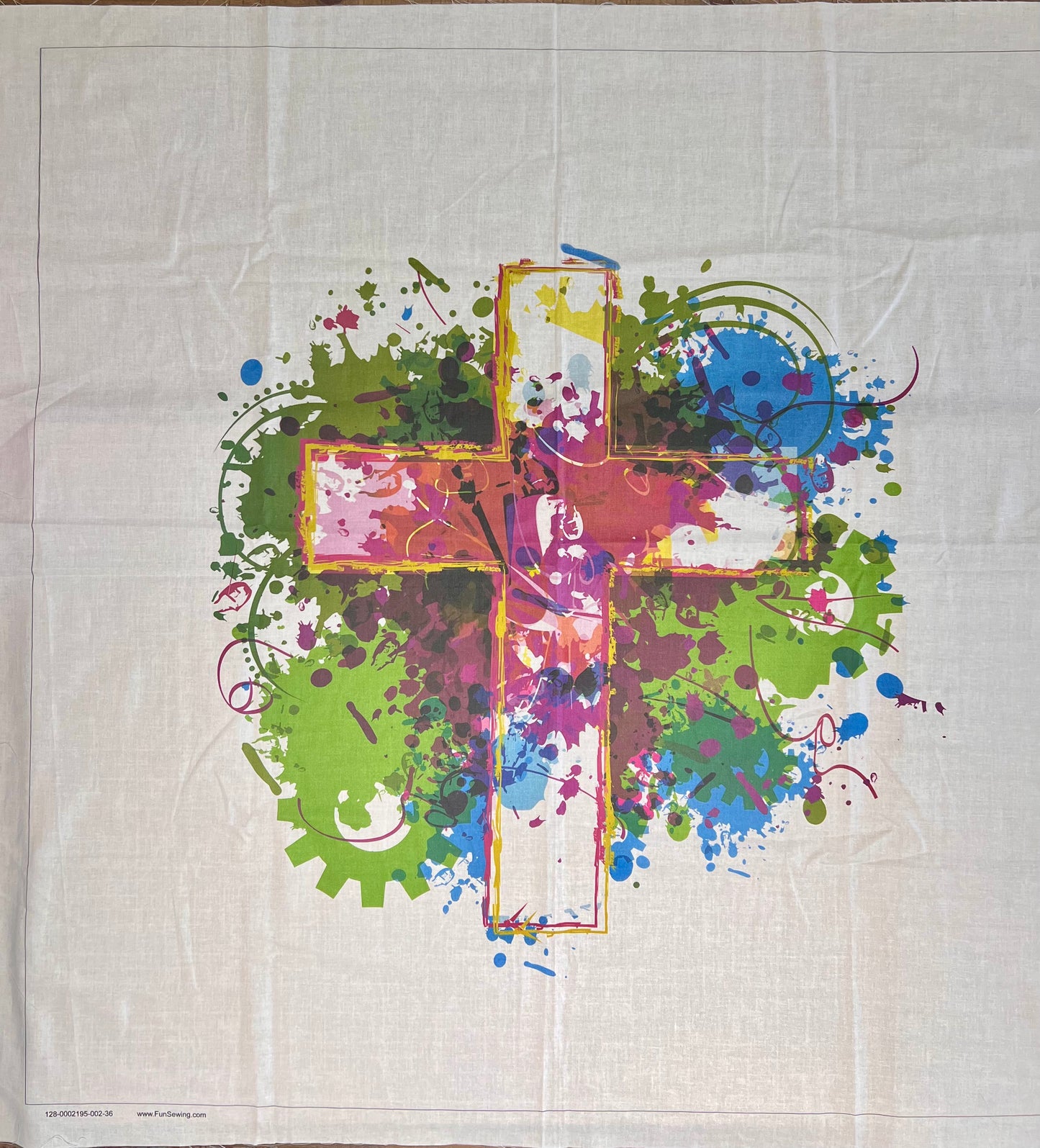 Bargain Bin Fabric: Fun Sewing Panel- Easter- 36"x43"- PS