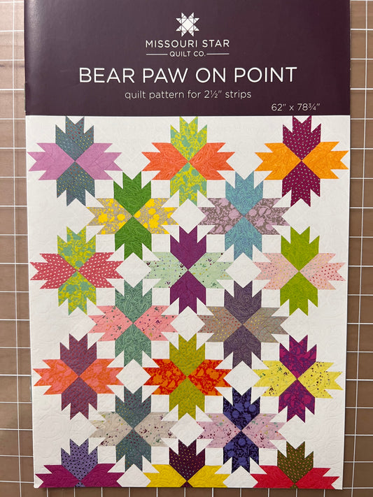 Bear Paw on Point Quilt Pattern