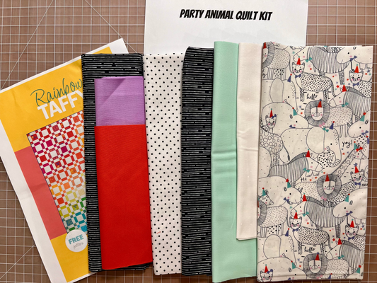 Party Animal Quilt Kit - 42.5" x 42.5"