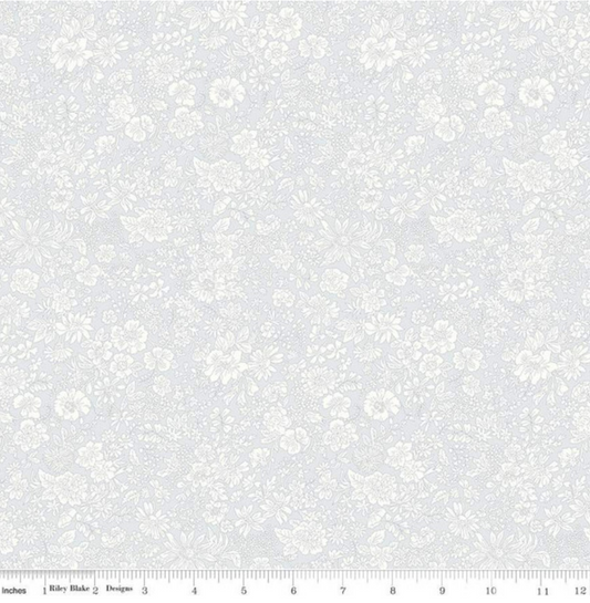 Riley Blake, Liberty, Emily Belle Collection, Silver Birch, Quilt Cotton Fabric