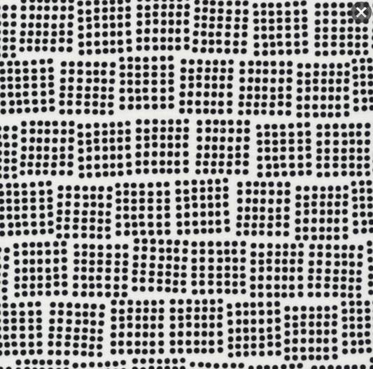 Cloud9 Fabric: Imprint- Domino - Black 227405