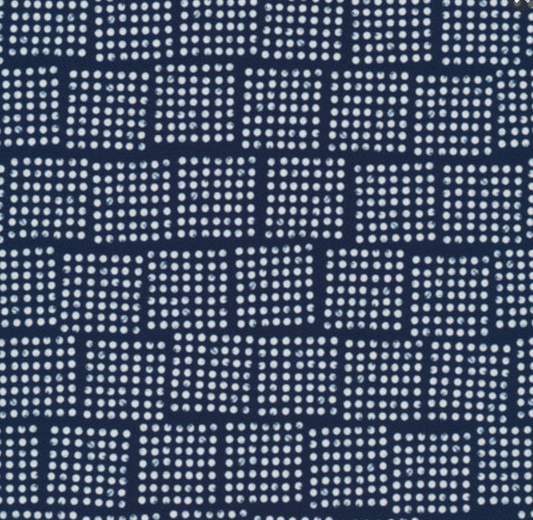 Cloud9 Fabric: Imprint- Domino - Blue 227406