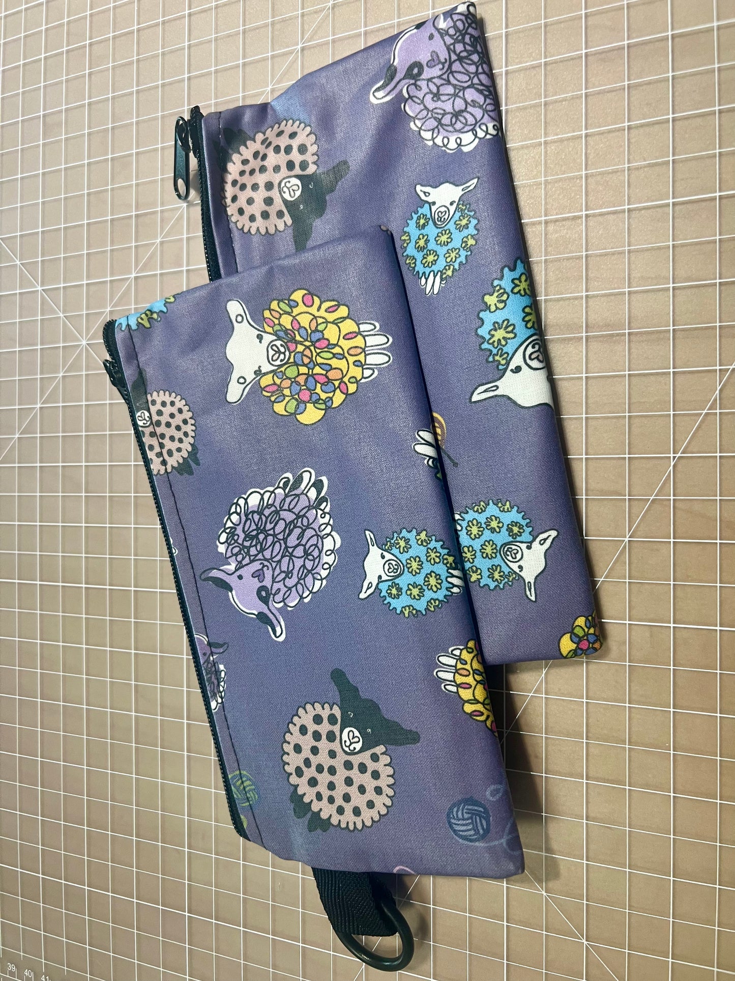 Water Resistant Zipper Bag; Approximately 7 x 4"; Available in Dogs or Sheep